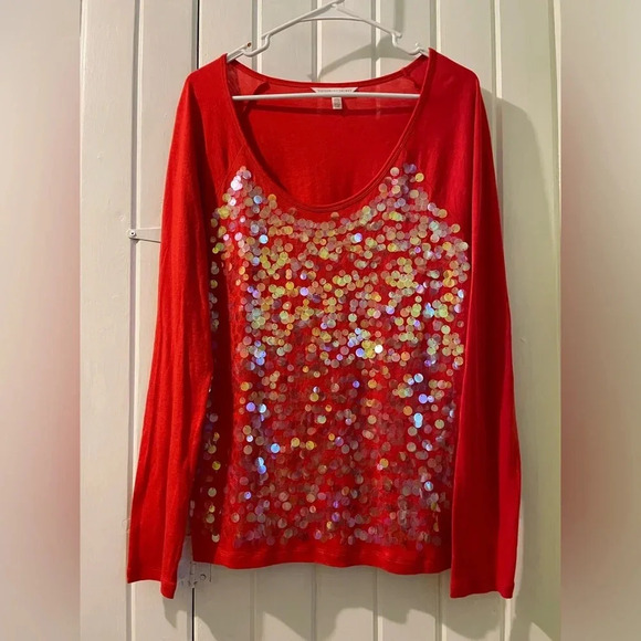 VS PINK bling tee-large like new - Picture 1 of 4